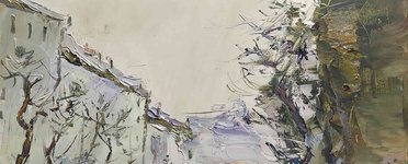 На заснеженной улице